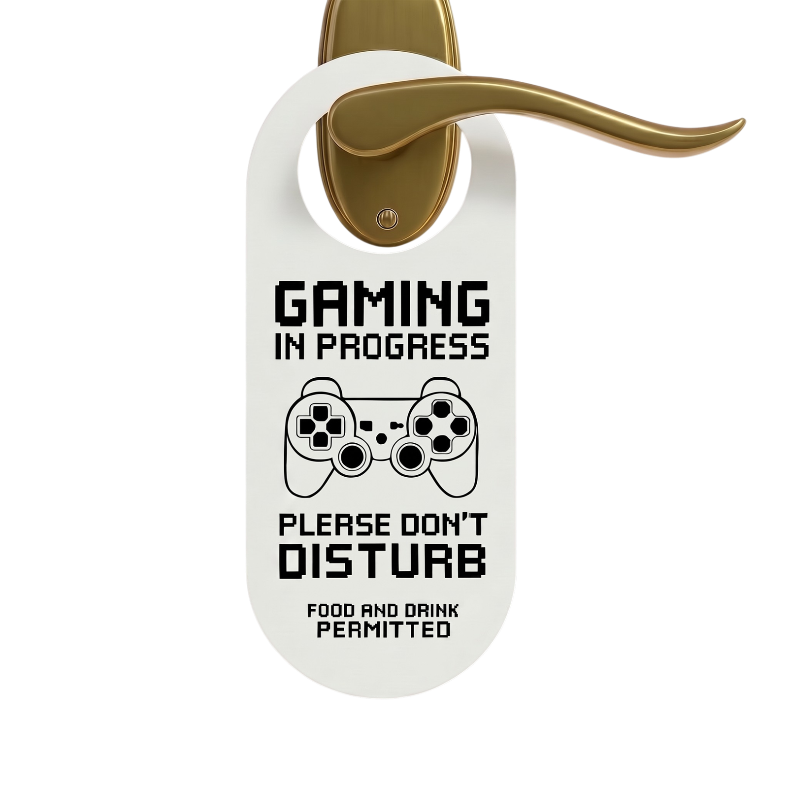 32032_enhanced_background Dörrskylt för gamers i vit design för speltid och färre störningar hemma - Bild 1