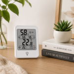 Digital termometer och hygrometer med bakgrundsbelysning - Bild 2