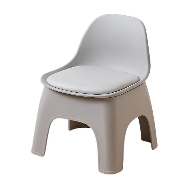 Barnstol i grönt med ergonomisk form och vadderad sits för inomhusbruk