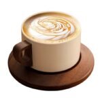 Kaffekopp i keramik med träfat – 250 ml